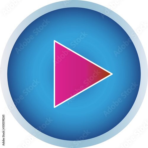 Round play icon, vector button for websites and internet music and video applications Free Download Round play icon, vector button for websites and internet music and video applications - GFXLoad