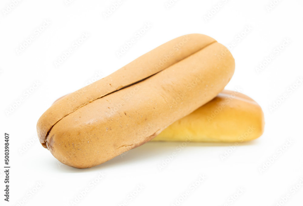 Whole bread Horizontal frame isolated on white background Whole bread Horizontal frame isolated on white background