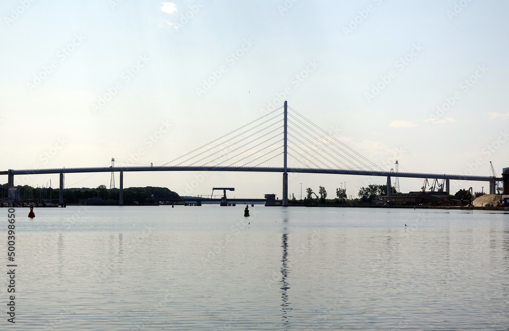 Naklejka premium Rügendammbrücke bei Stralsund