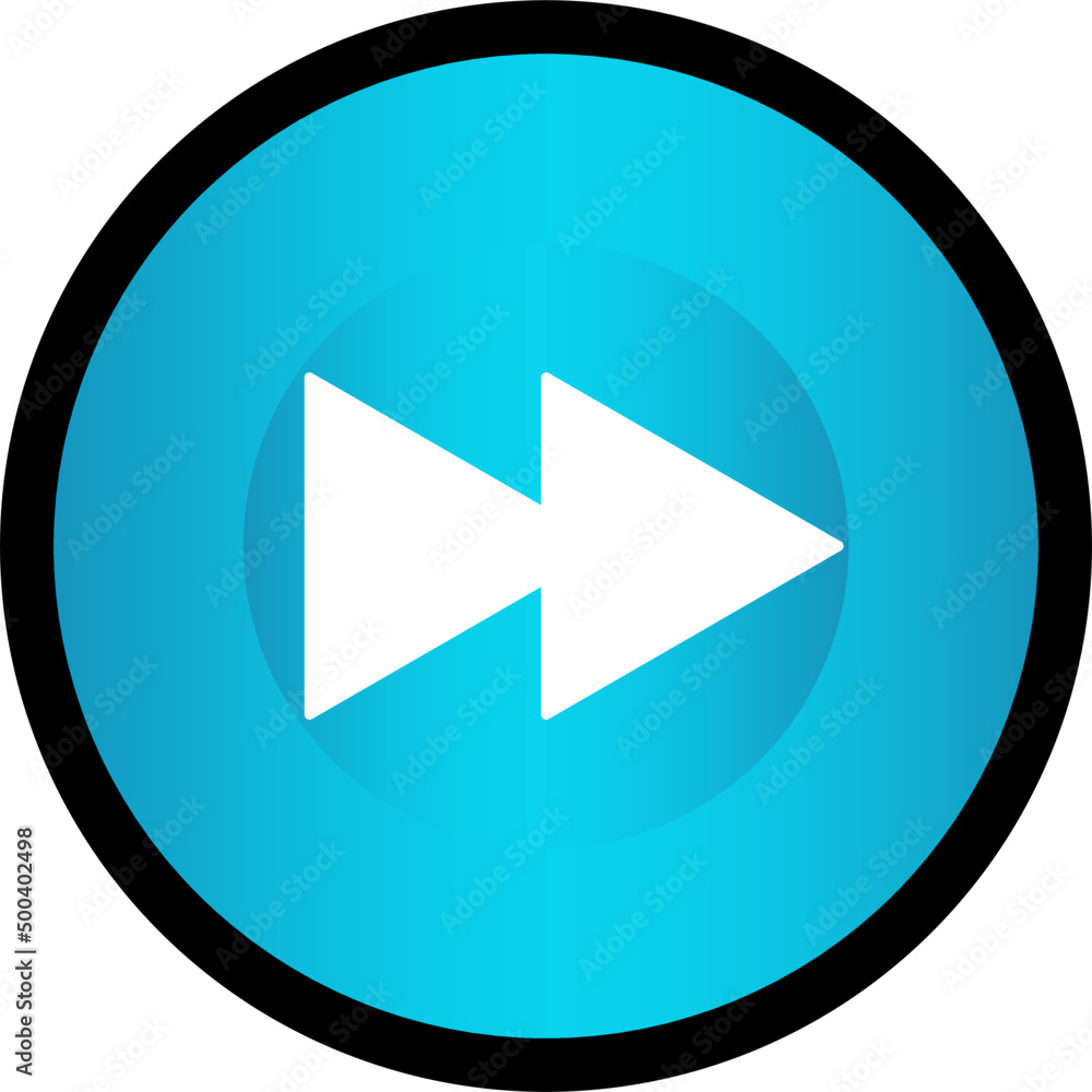 Round fast rewind icon, vector button for websites and internet music and video applications Round fast rewind icon, vector button for websites and internet music and video applications