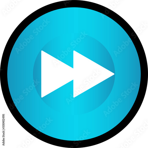 Free Download Round fast rewind icon, vector button for websites and internet music and video applications - GFXLoad