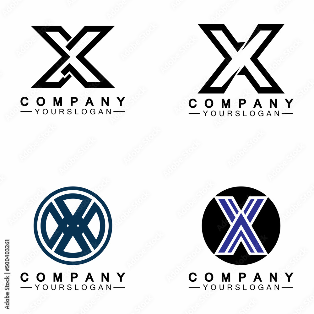 X Letter Logo Template vector icon X Letter Logo Template vector icon