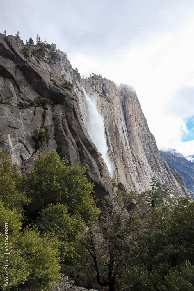 waterfall in yosemite