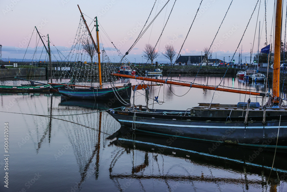 Fototapeta premium Galway City, Claddagh, Ireland