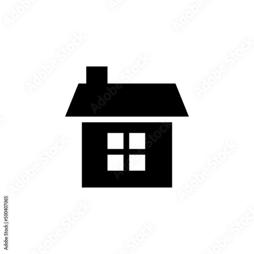 home icon vector isolated on white artboard