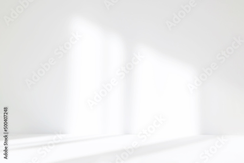 Fotografia Abstract white studio background for product presentation