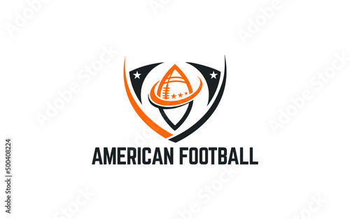 American Football Logo Designs Template - Football badge vector
