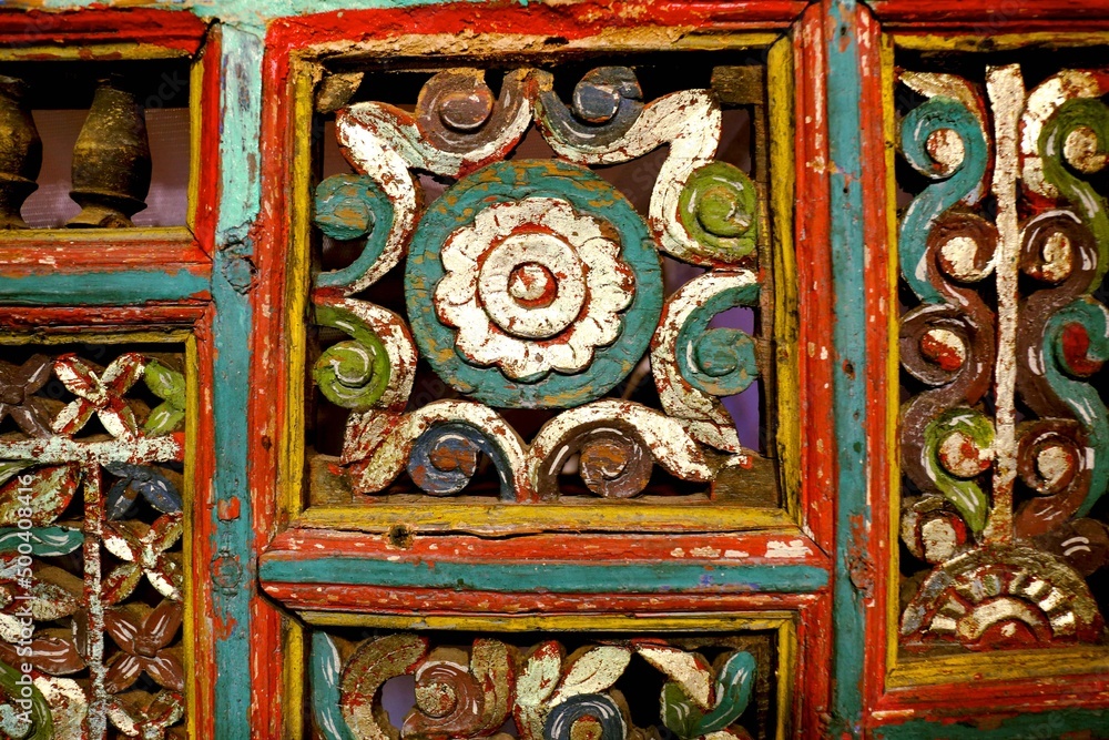decorative traditional national background in asia