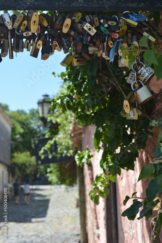 typical corner of colony uruguay, where people leave padlocks © Lautaro