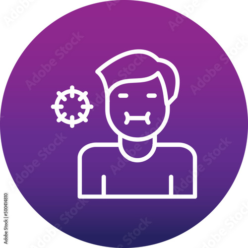 Sick Person Icon