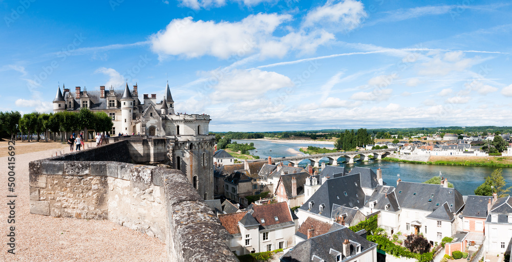 Naklejka premium la Loire vue d'en haut