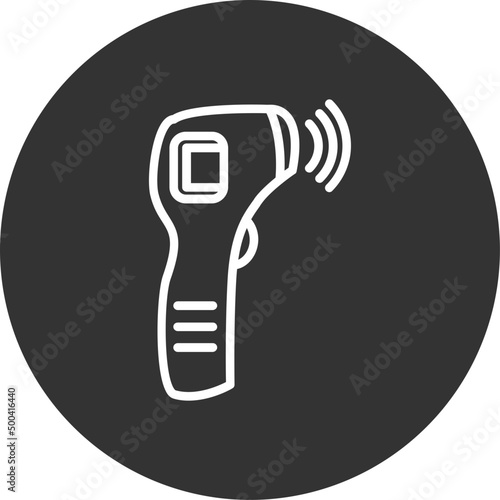 Thermometer Gun Icon