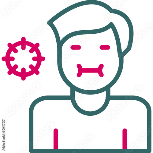 Sick Person Icon