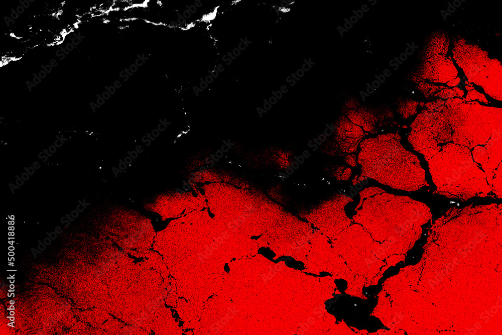 black red white marble texture veins rough grunge water flow pattern design  floor wall background splash vintage abstract messy retro style theme  product backdrop Stock Photo | Adobe Stock