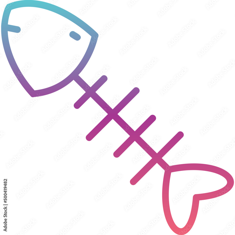 Fish Bone Icon Fish Bone Icon
