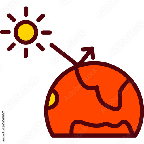Greenhouse Effect Icon