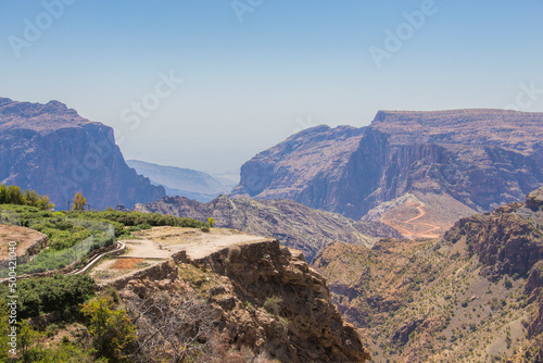 Jabal Akhdar mountain in Oman