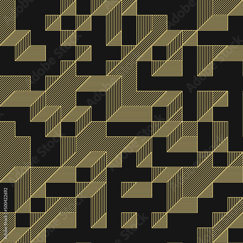 Implementation of Edward Zajec’s “Il Cubo” from 1971. Essentially a Truchet tile set of 8 tiles and rules for placement art illustration