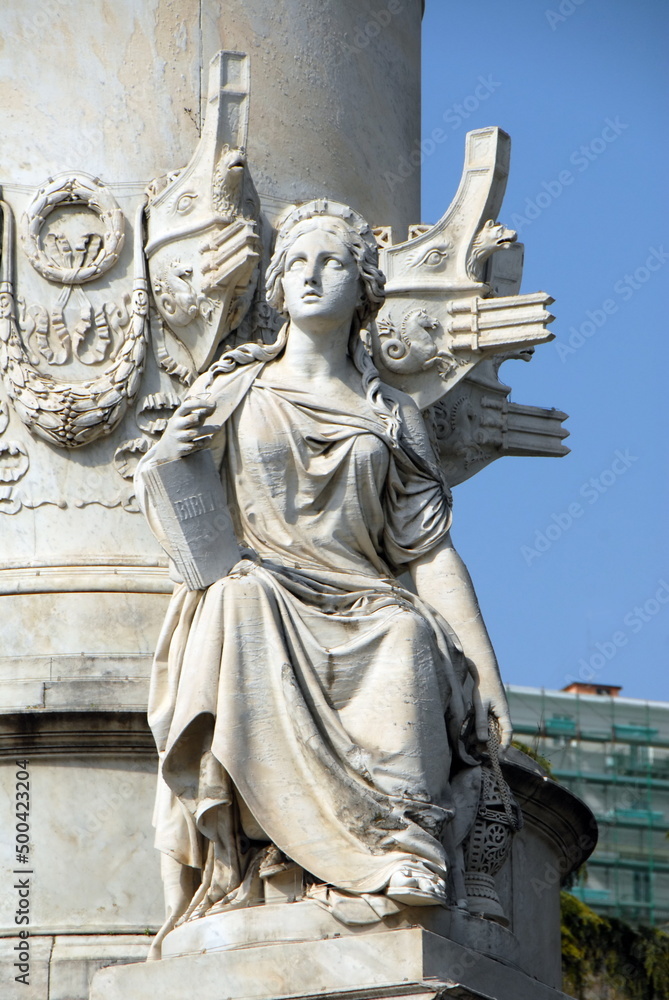 Gênes, ville d'Italie, le centre historique de la ville