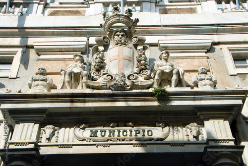Gênes, ville d'Italie, le centre historique de la ville