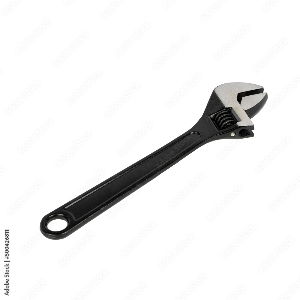 New metal parrot wrench for plumbing and mechanics isolated on white background New metal parrot wrench for plumbing and mechanics isolated on white background