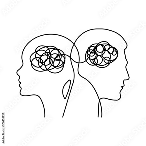 Man and woman, couple icon. Relationship, love