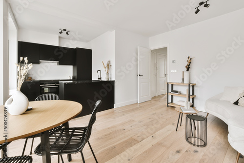 Interior of modern living room