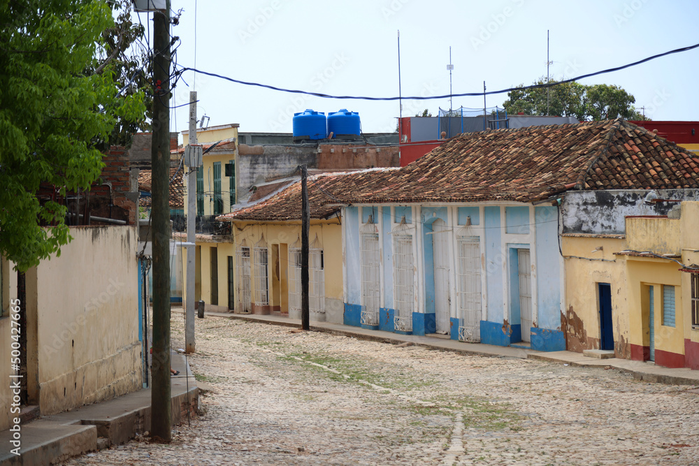 Colonial houses in Trinidad, Cuba