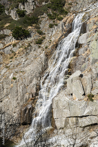 Zufluss zur Reuss in der Schöllenenschlucht, bei Andermatt, Kanton Uri, Schweiz