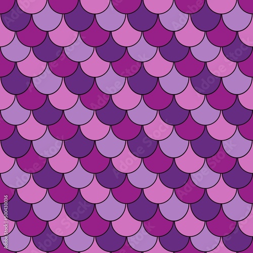 Summer seamless fish scales pattern for fabrics and textiles and packaging and gifts and cards and linens and kids