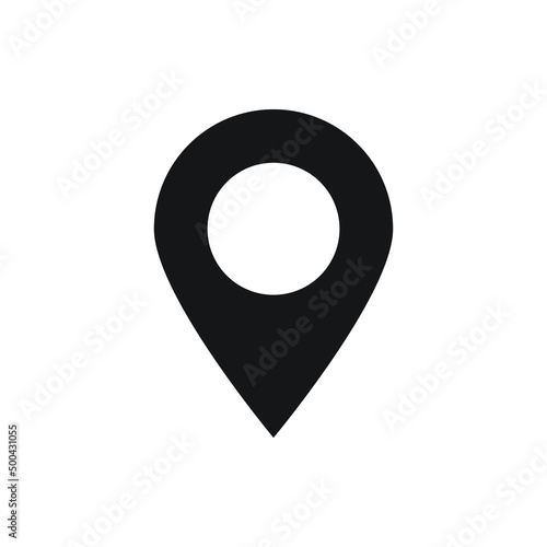 pin location vector for website symbol icon 