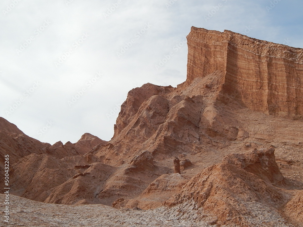 Fototapeta premium Valle de la Luna (Moon Valley), San Pedro de Atacama, Atacama Desert