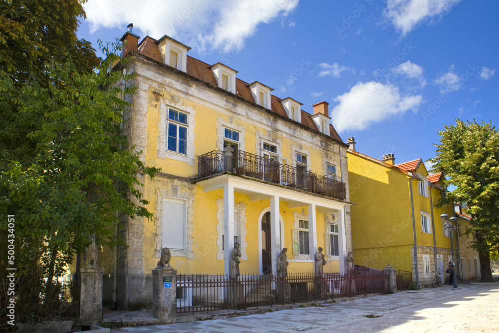 Djukanovic Palace in Cetinje, Montenegro
