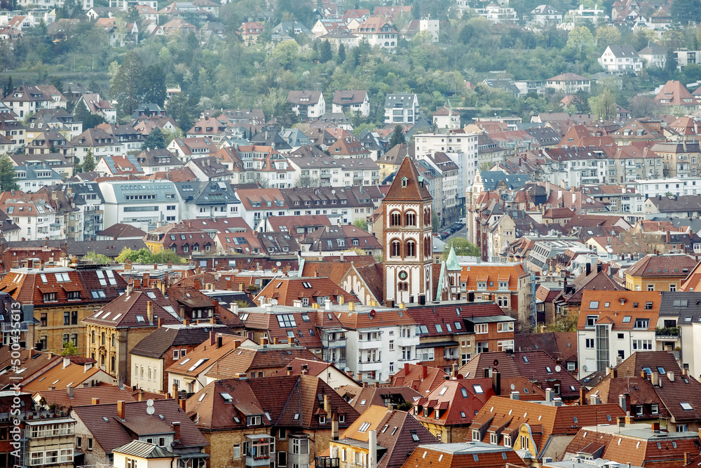 Blick auf Stuttgart, Baden-Württemberg