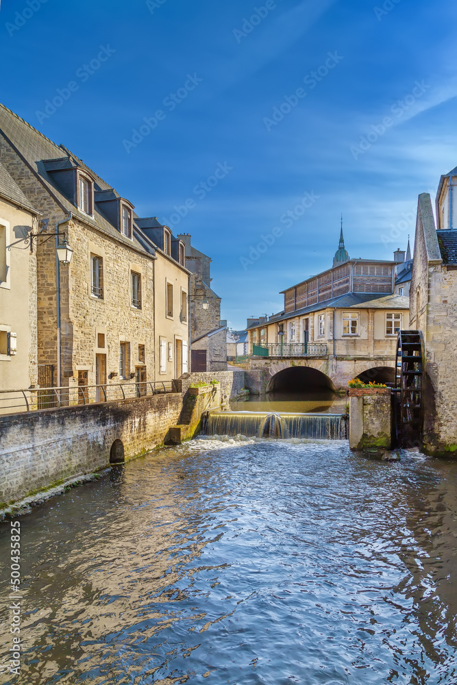 River Aure in Bayeux, France