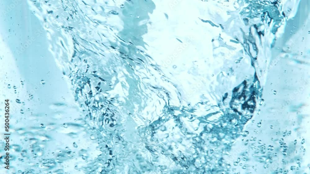 Super slow motion of rotating water in twister shape. Filmed on high speed cinema camera, 1000 fps.