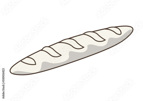 fresh baguette bread coloring