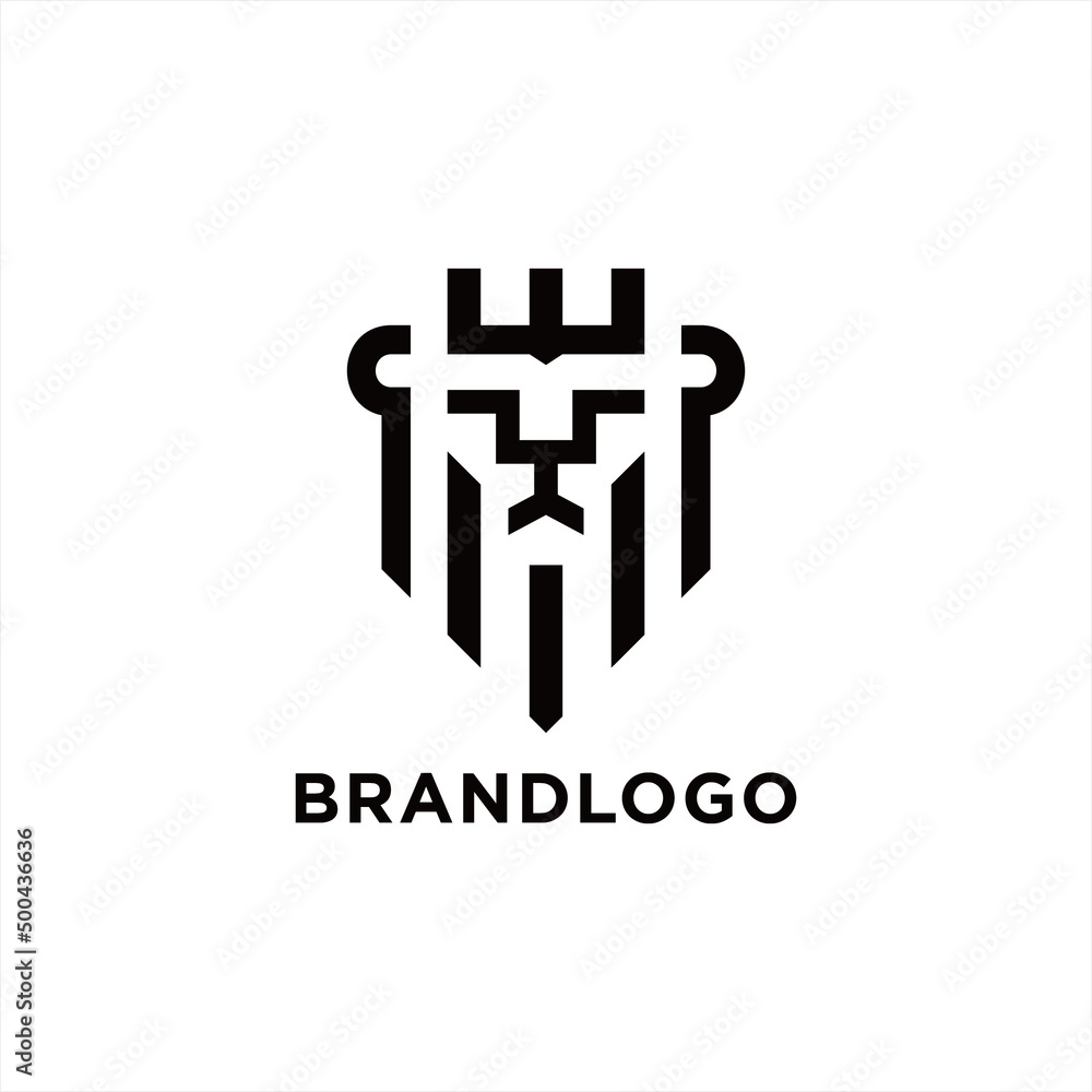 Obraz premium KING TIGER LOGO