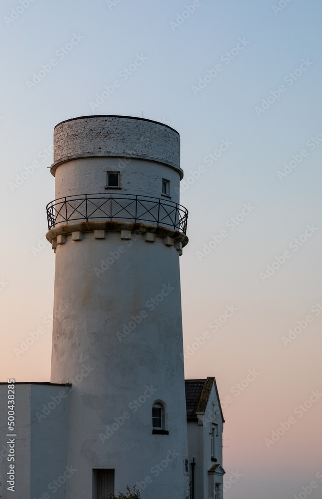 The Lighthouse In Old Hunstanton At Sunset