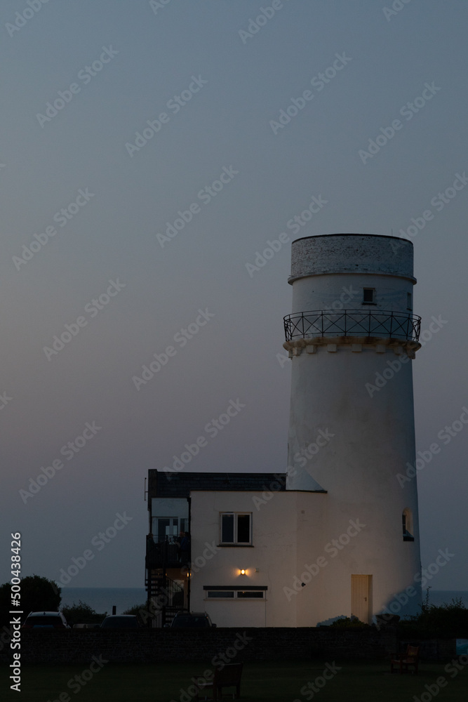 The Lighthouse In Old Hunstanton At Sunset