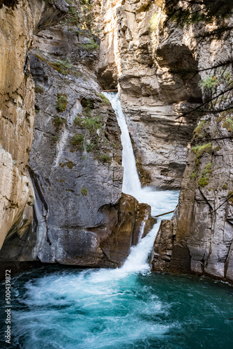 waterfall in the canyon