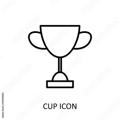 Outline icon with cup drawing.