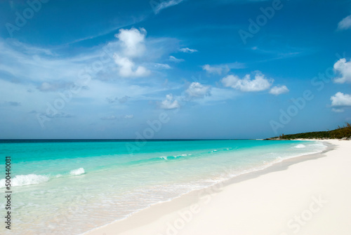 Half Moon Cay Island Turquoise Color Beach