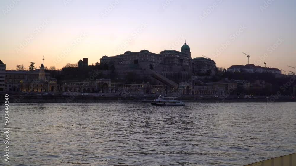 Budapest Parliament and the Danube at sunset Budapest Parliament and the Danube at sunset