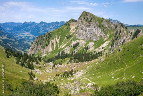 Foto Switzerland - Vaud (Monreux) - View of the Swiss Alps from the Rochers de Naye,