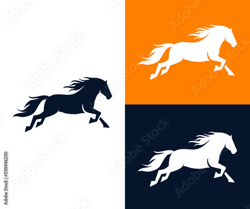 Unique horse and animal logo design
