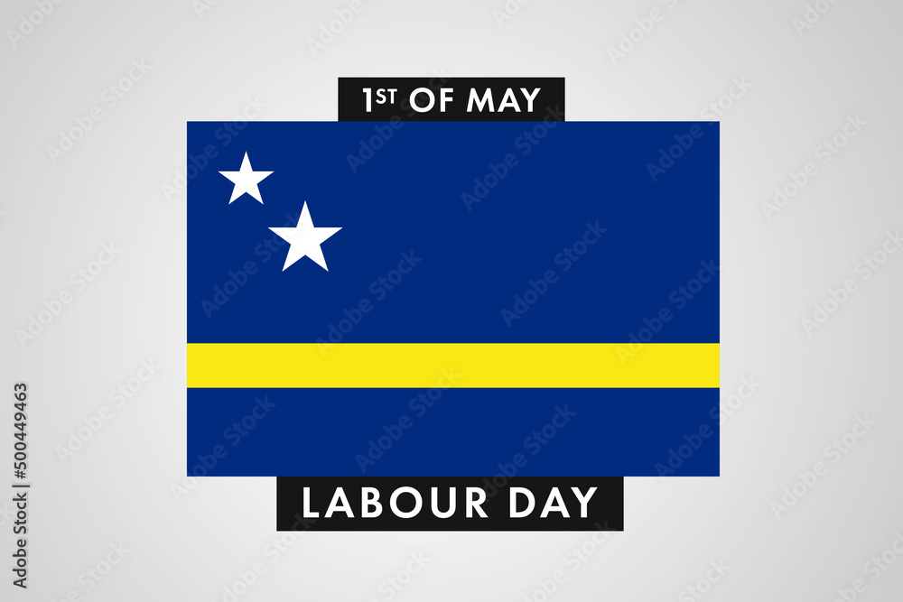 Curacao Labor Day. International World Workers Day of Curaçao background, banner or poster Curacao Labor Day. International World Workers Day of Curaçao background, banner or poster