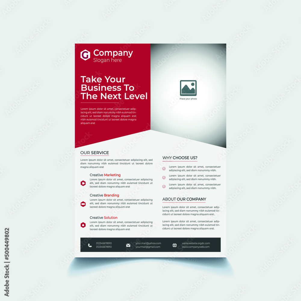 Corporate Business Flyer Design Template 