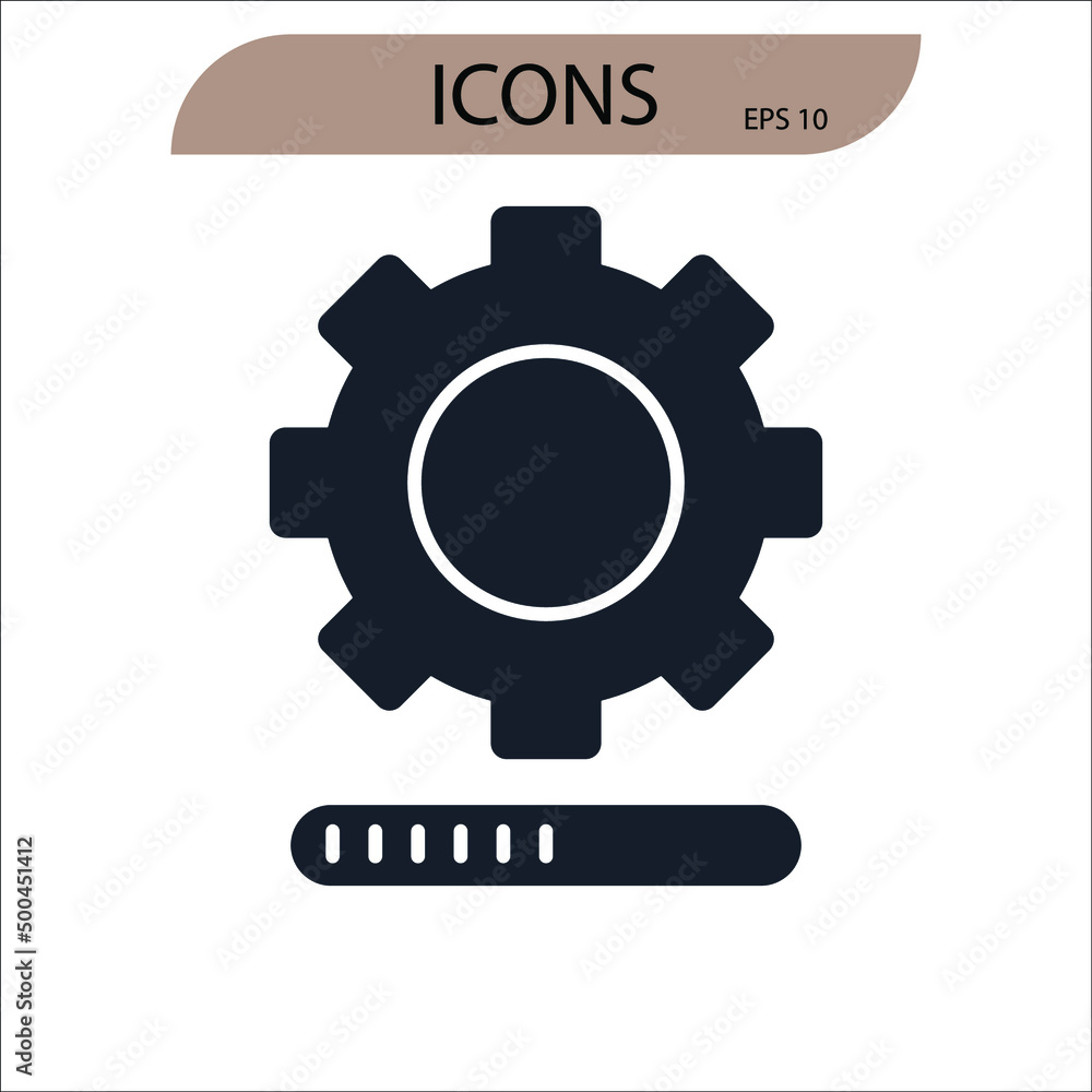 software icons  symbol vector elements for infographic web