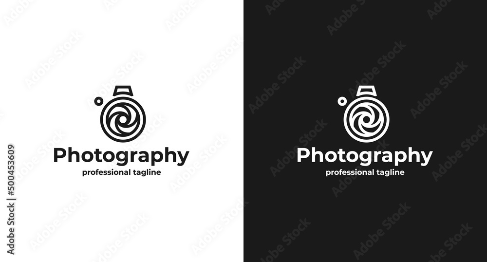 simple camera photography logo design vector simple camera photography logo design vector